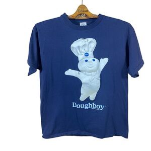 Pillsbury Dough Boy Men’s/ Unisex Graphic Short Sleeve T-Shirt Size L